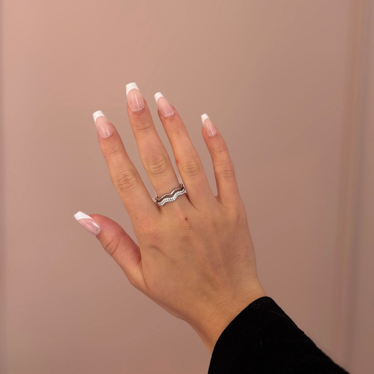 Bague strass AVA