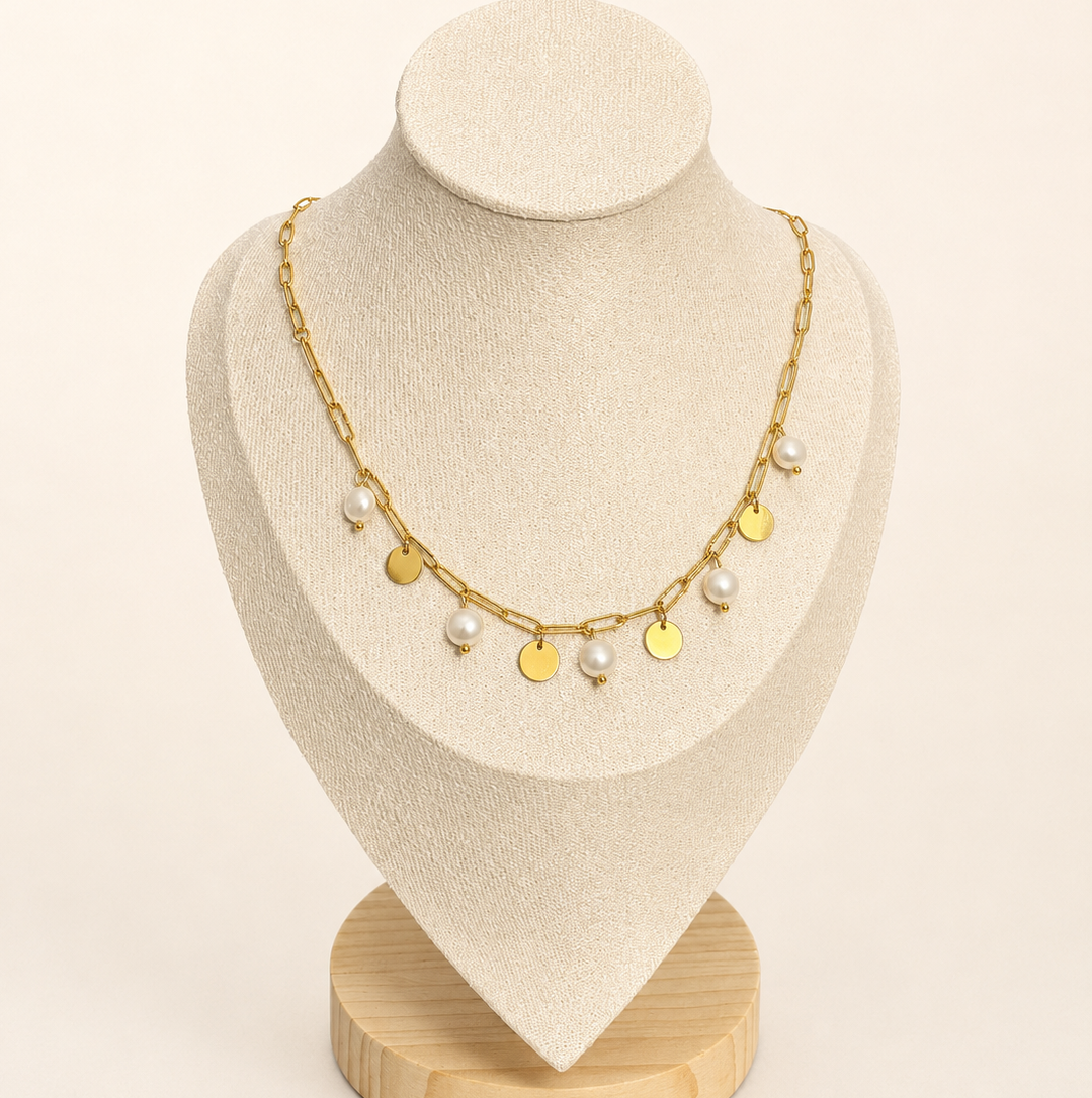 Collier doré OCEANE