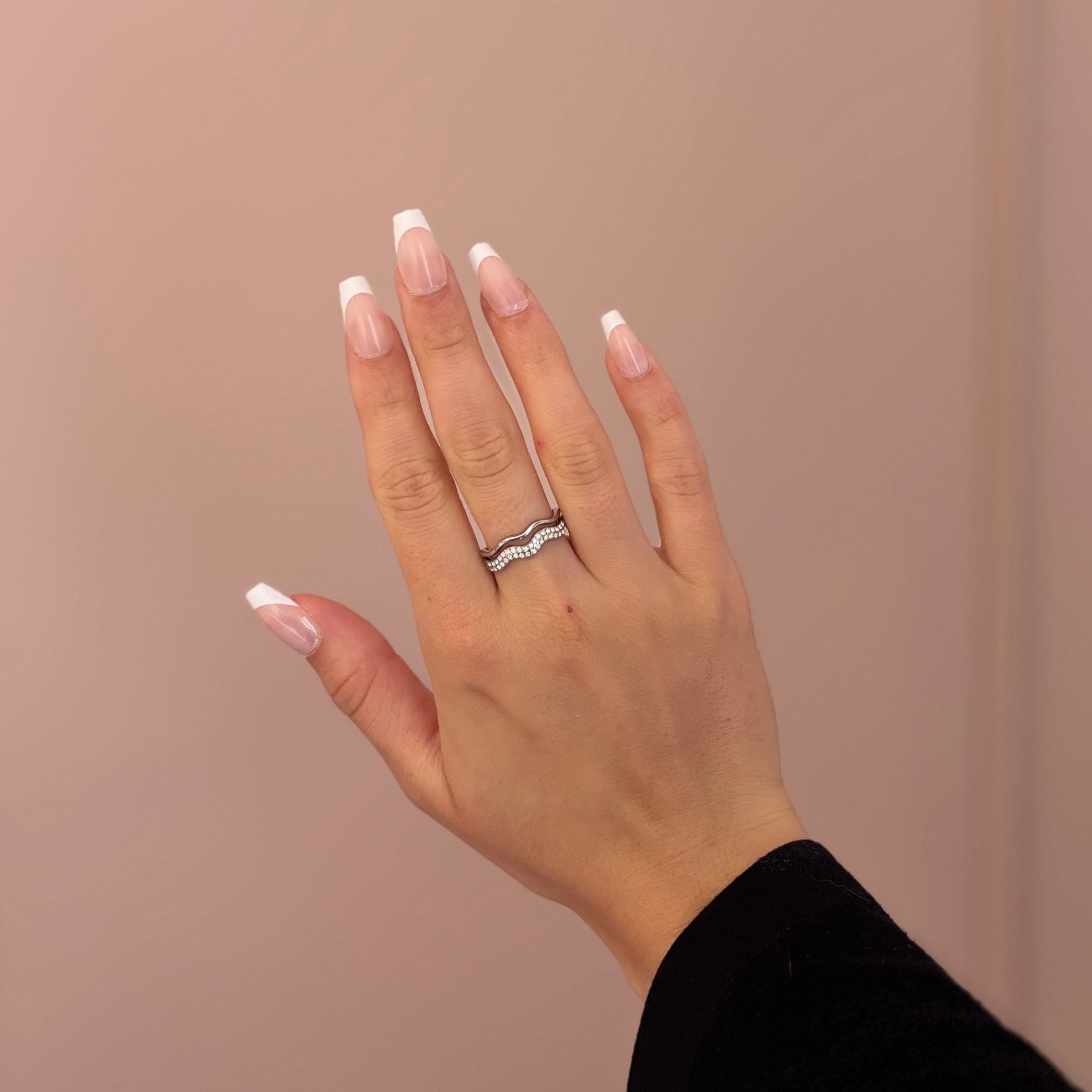Bague strass AVA