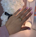 Bague ajustable maille marine ALMA - Acier inoxydable