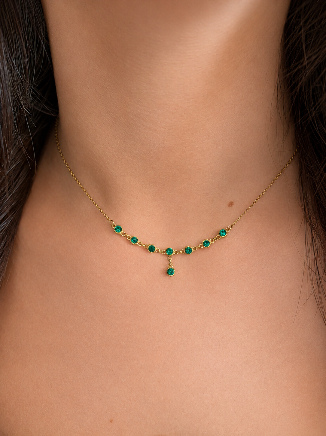 Collier Ruby - Acier inoxydable