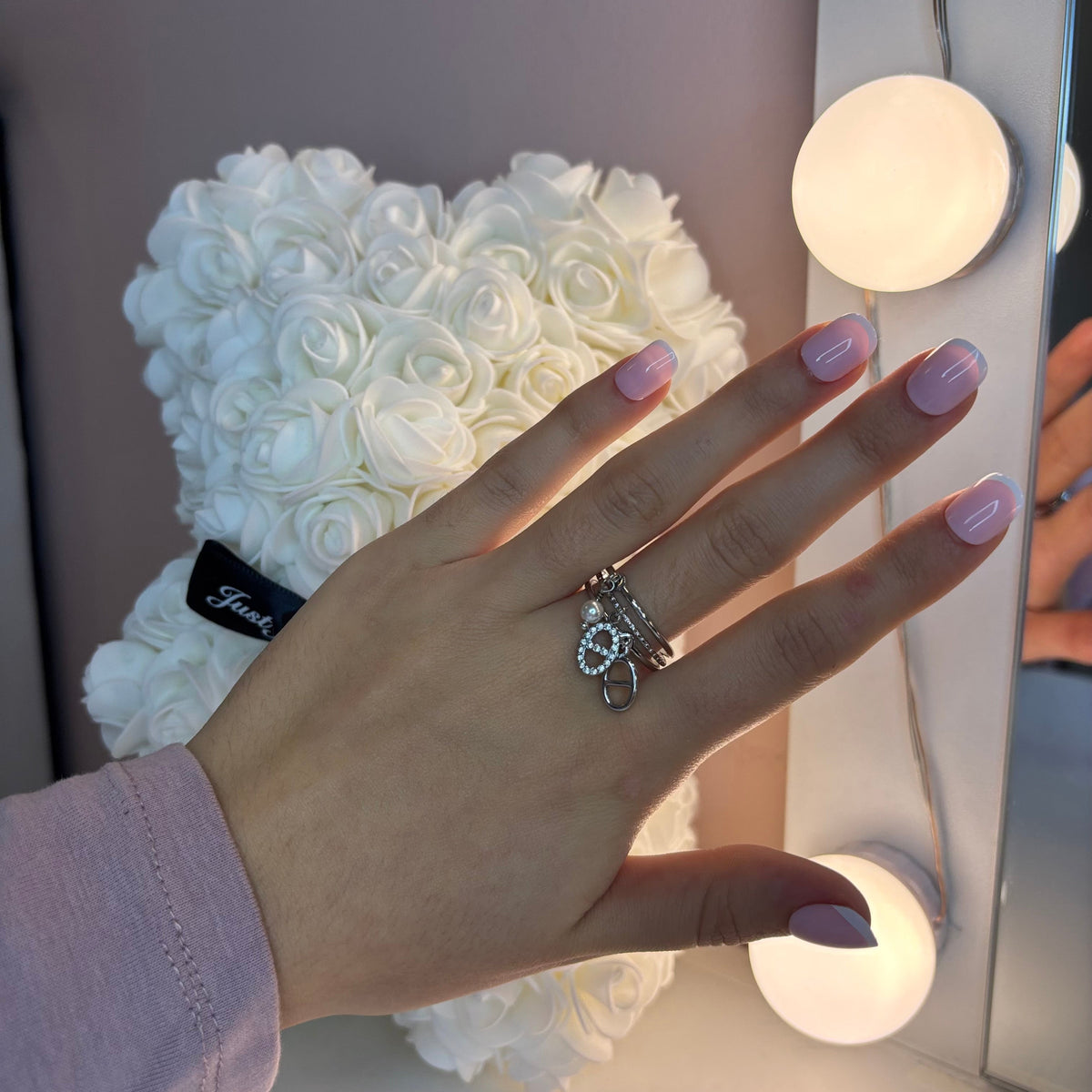 Bague ajustable maille marine TRIPLETTE - Acier inoxydable