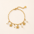 Bracelet doré pendentifs JULIE