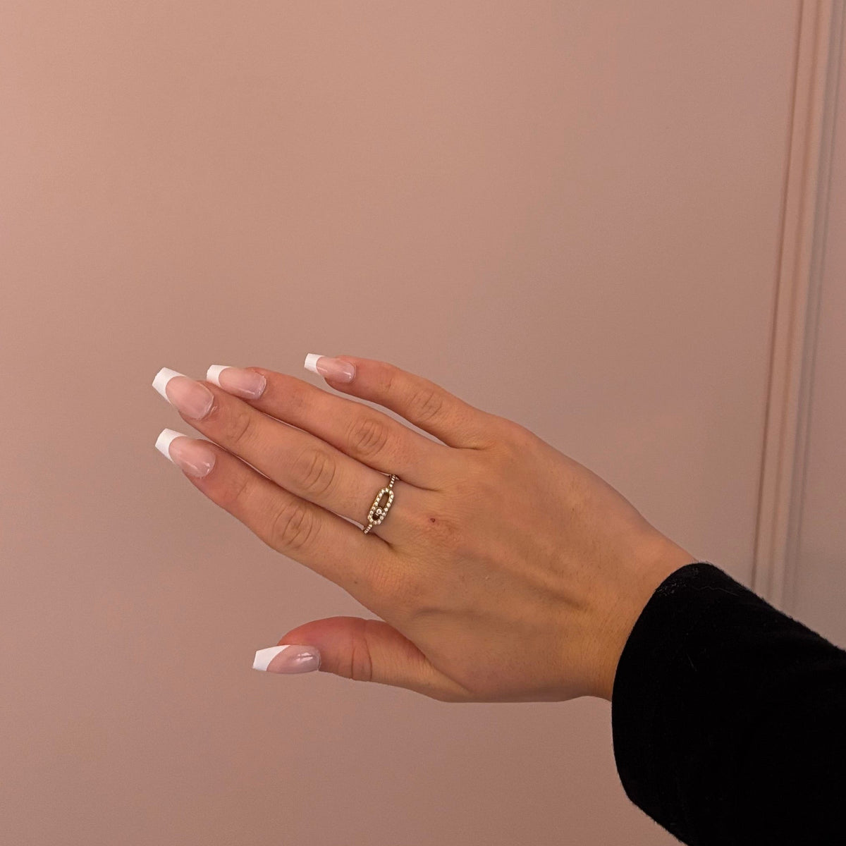 Bague doré strass ZARA