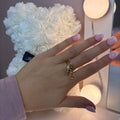 Bague ajustable maille marine TRIPLETTE - Acier inoxydable