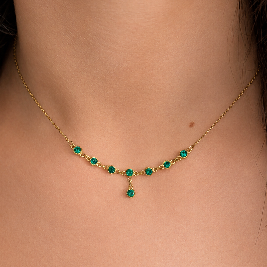 Collier doré RUBY