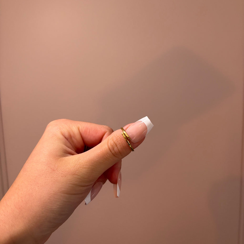 Bague doré strass ZARA
