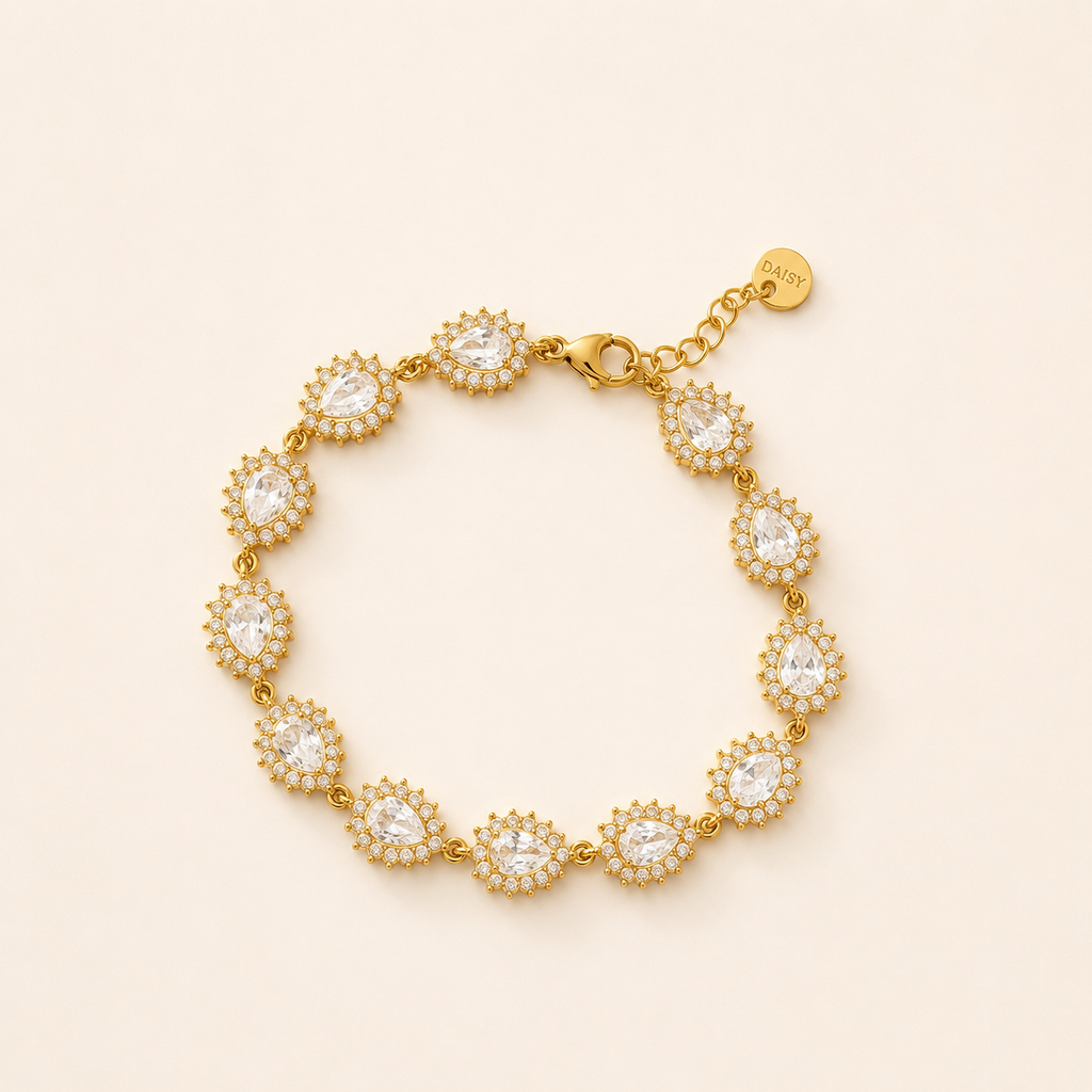 Bracelet doré diamants ALEYNA